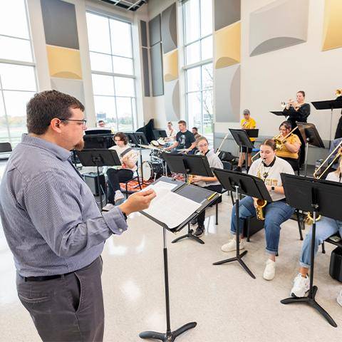 A professor in the WSC Music Department