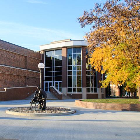 View of U.S. Conn Library