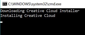 Adobe creative cloud windows 10 command prompt