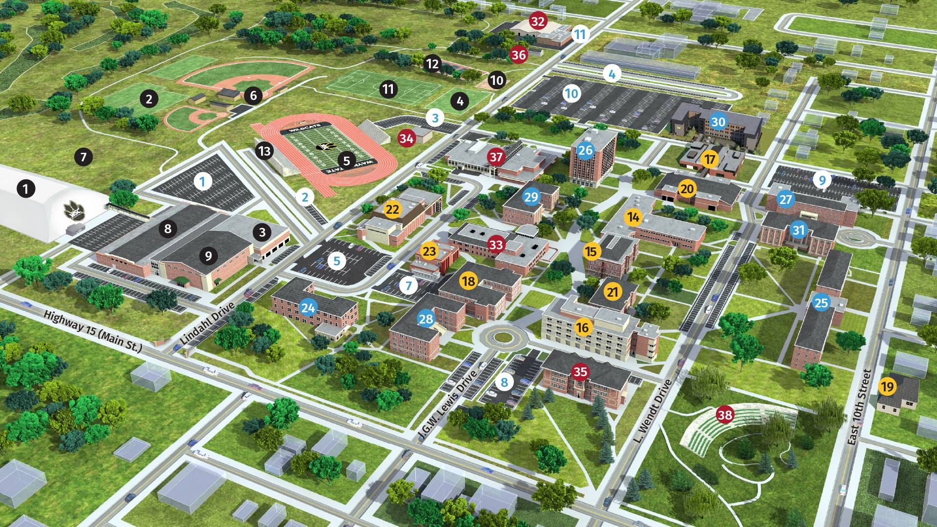 WSC Campus Map