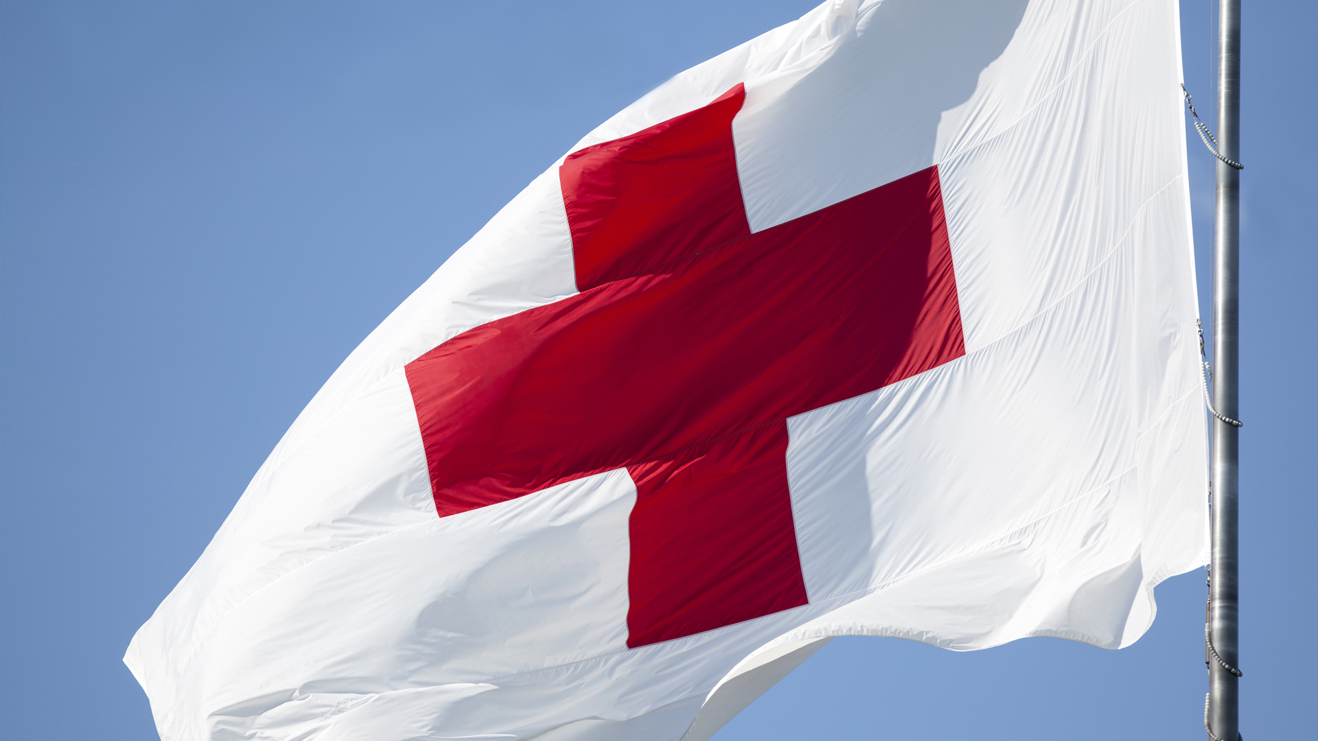 American Red Cross flag