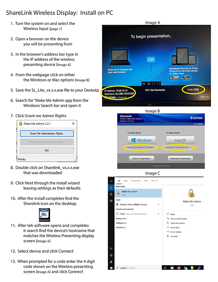 Hahn boardroom Install ShareLink Software