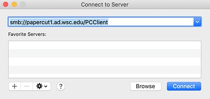 Mac connect to server server address