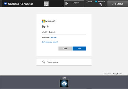 Papercut onedrive connector microsoft login