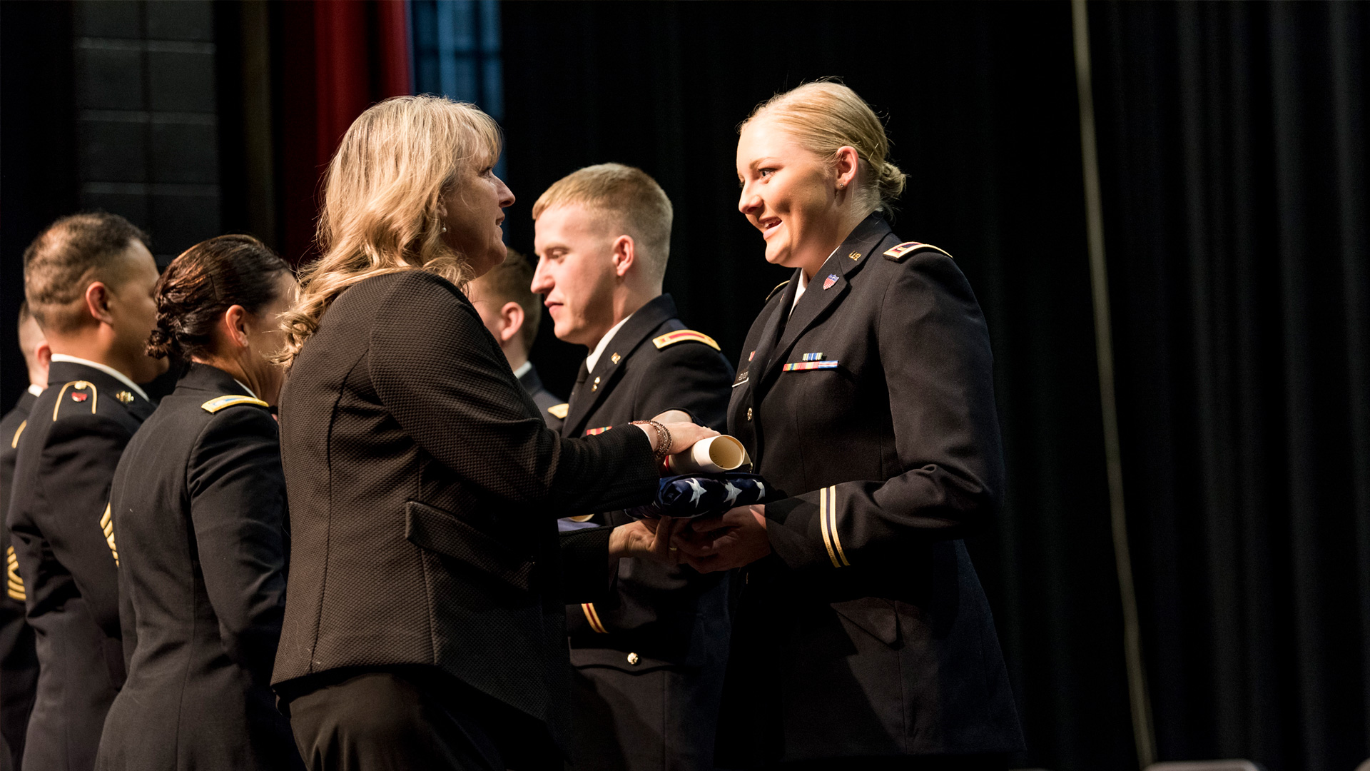 Army ROTC graduation event at USD