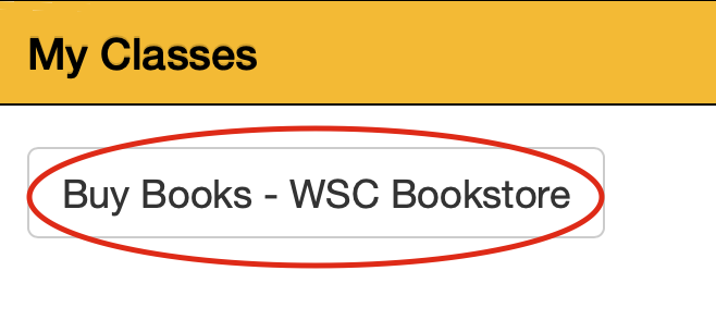 showing the button to purchase books through WildcatsOnline