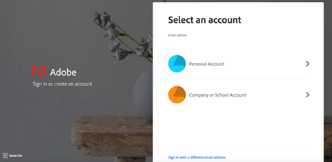 Temporary Adobe CC Access Step 2