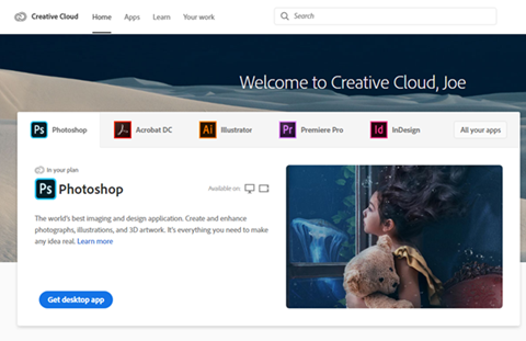 Temporary Adobe CC Access Step 4