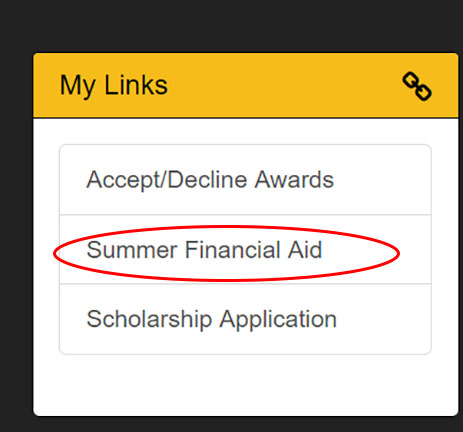 Wildcatsonline summer financial aid