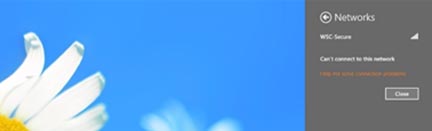 Windows8 internet access 7