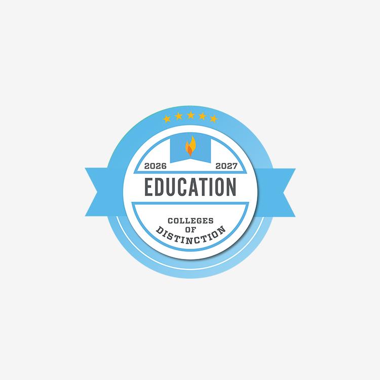 Best Education College of Distinction award badge