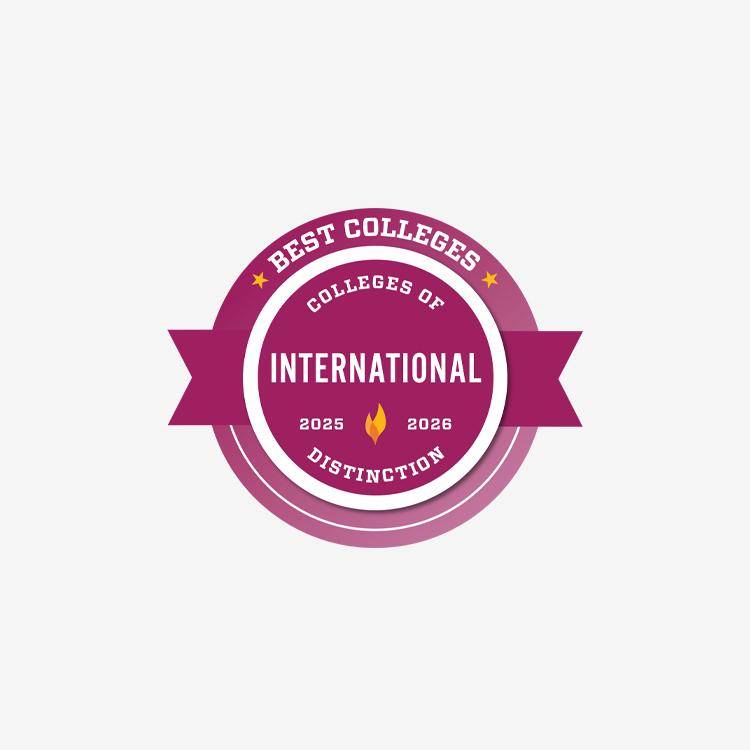 Top International College of Distinction award badge