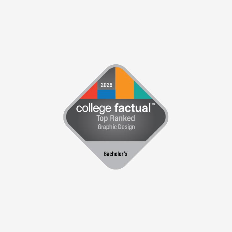 Best Graphic Design Degree award badge