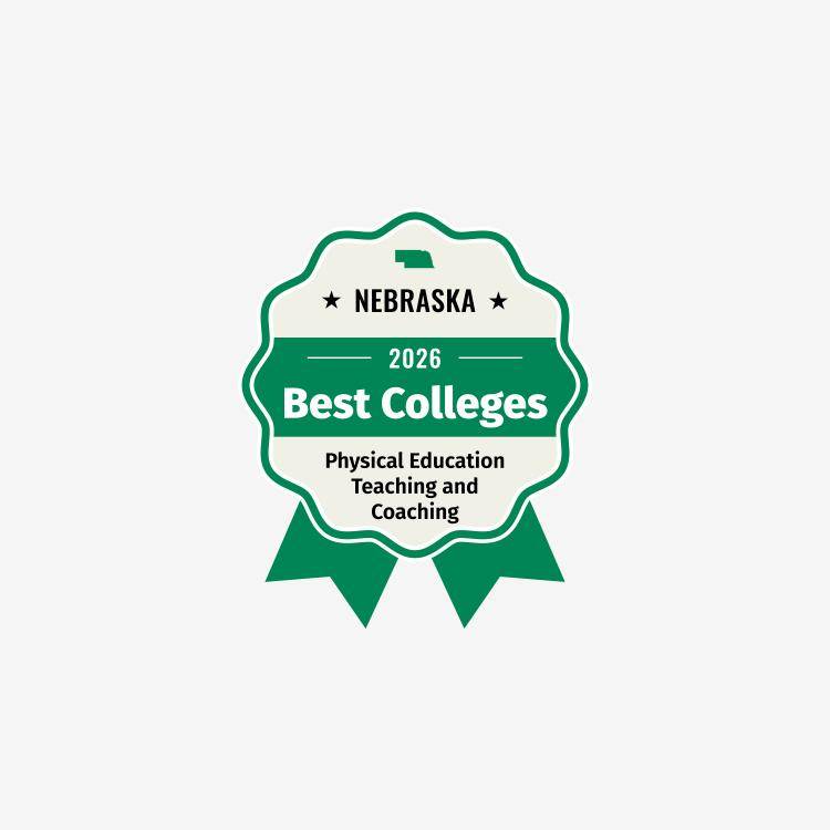 Best Colleges for Physical Education Teaching Degree award badge