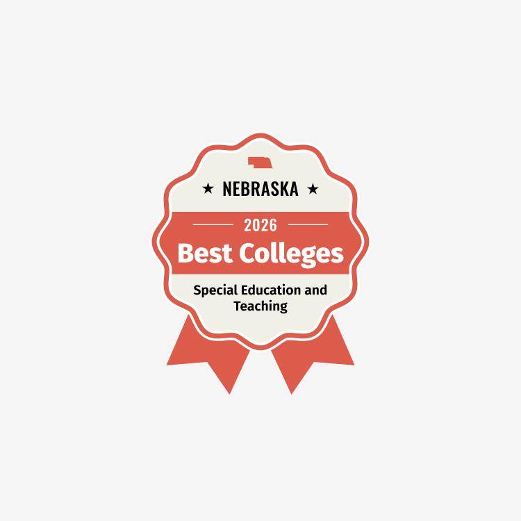 Best College for Special Education Teaching award badge