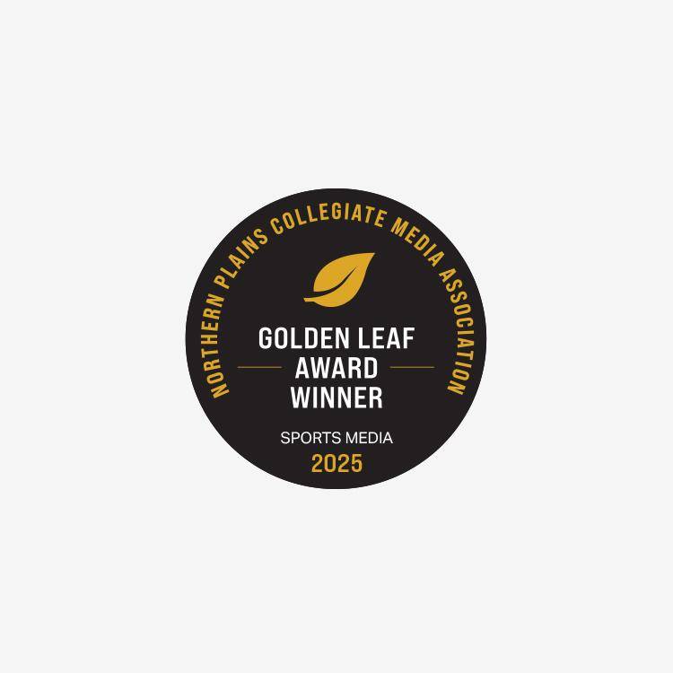best sports media program award badge