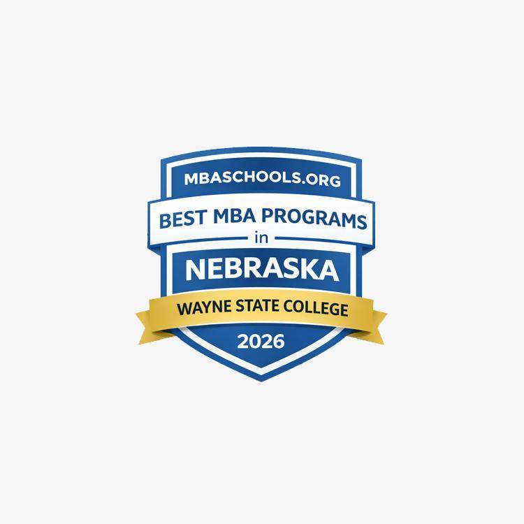 Best MBA Programs in Nebraska award badge