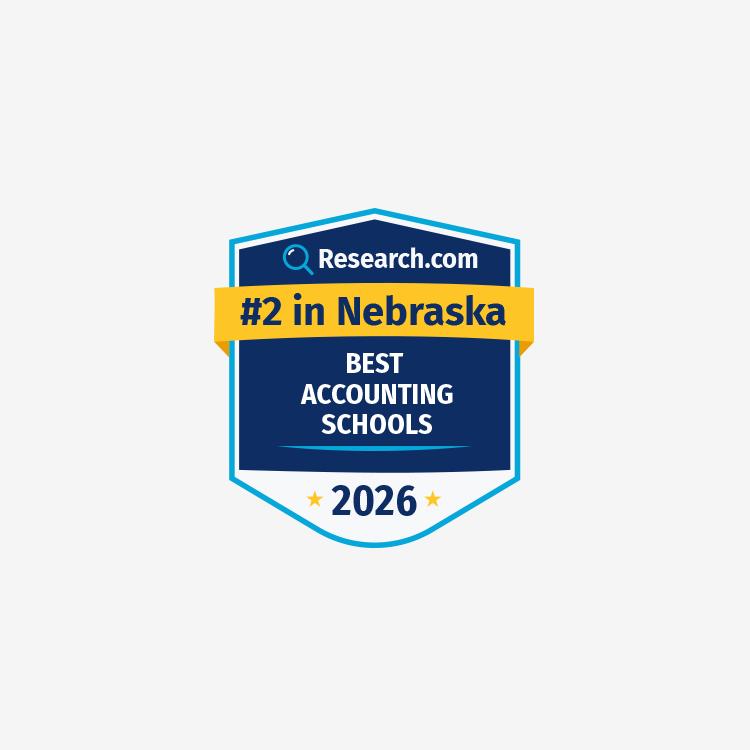 Best Accounting School award badge