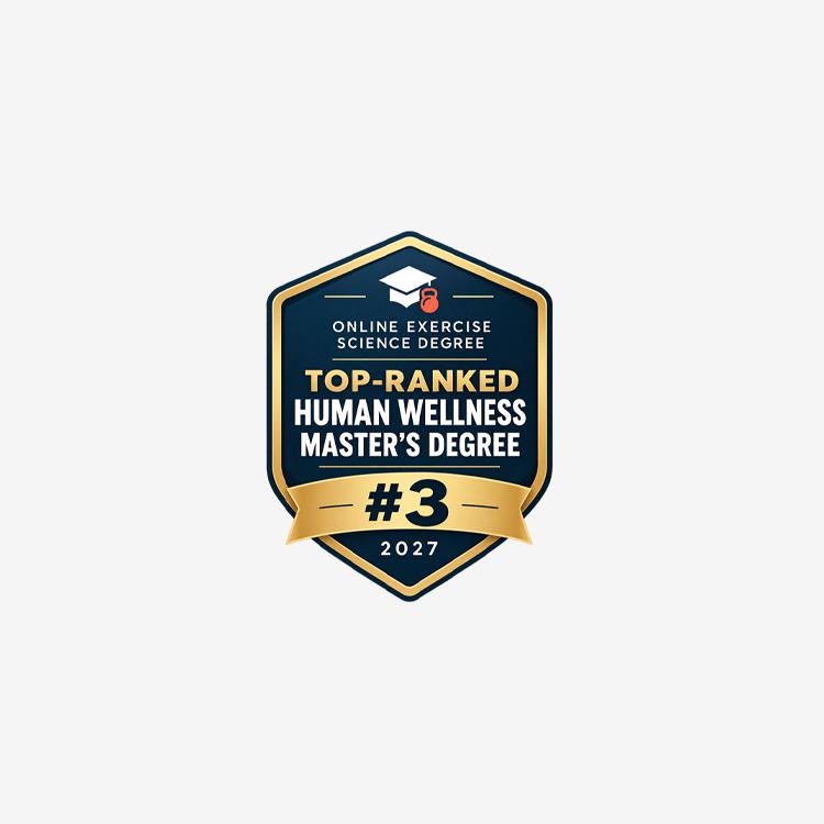 Best Human Performance Master's Degree award badge