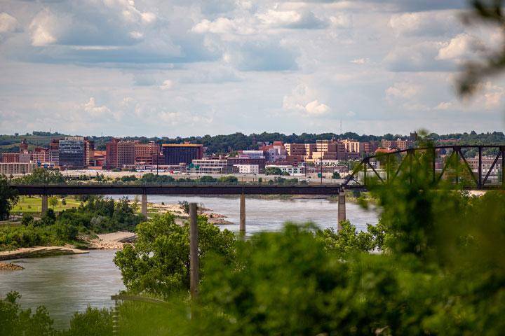 A view of downtown Sioux City