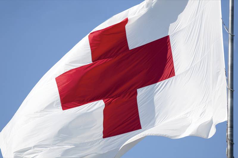 Red cross flag