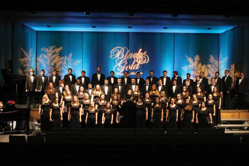 A choir performance at WSC
