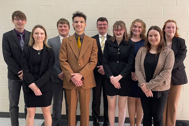 Members of the 2024 WSC Forensics Team