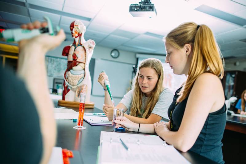 Health Sciences students at WSC
