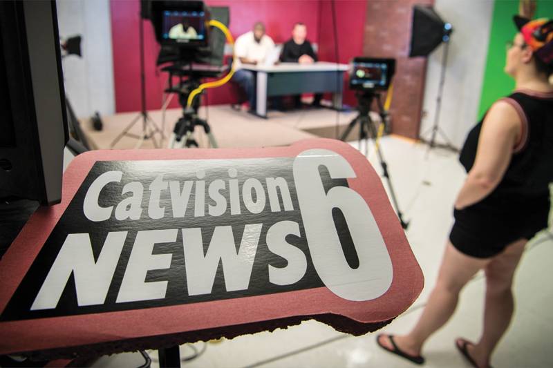 KWSC-TV studios at WSC