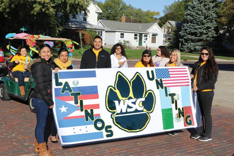 Students in the WSC Latinos Uniting club