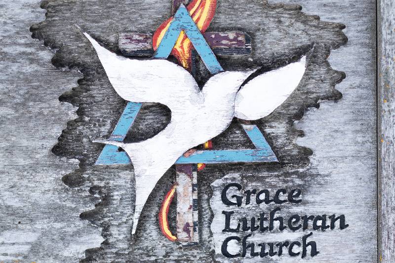 Grace Lutheran Church logo at Wayne