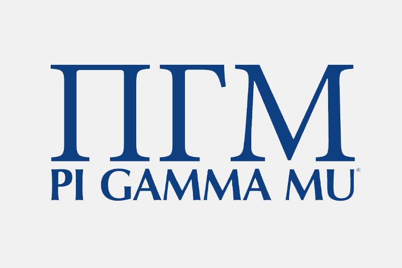 Pi Gamma Mu club logo