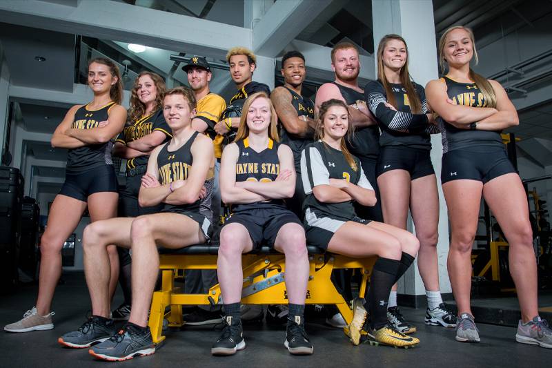 Members of WSC Athletics teams