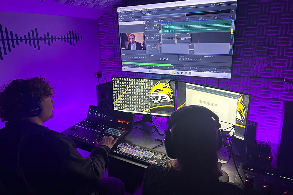 Photo of the surround sound studio