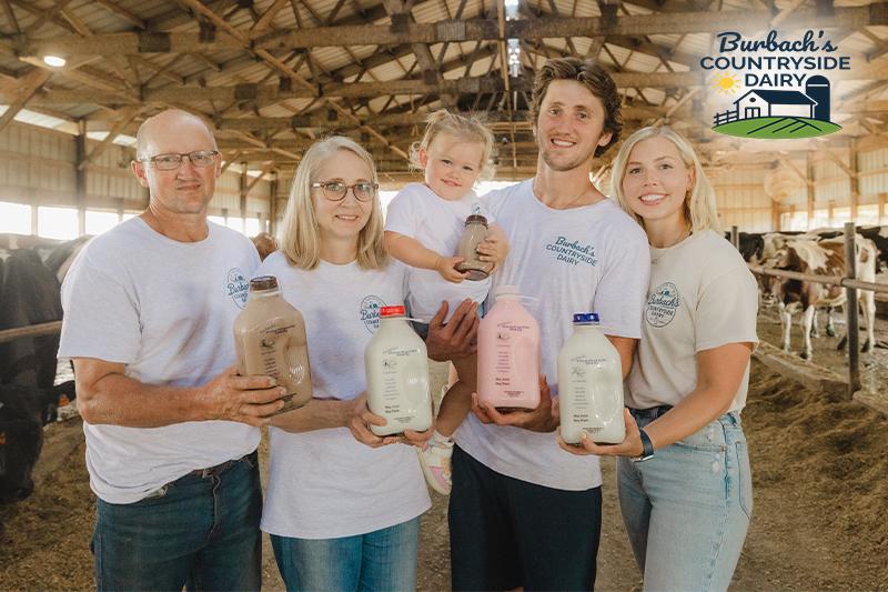 Photo of Burbach Dairy family owners