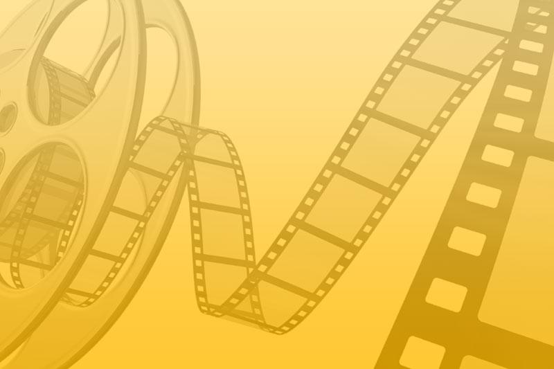 A graphic of film strips
