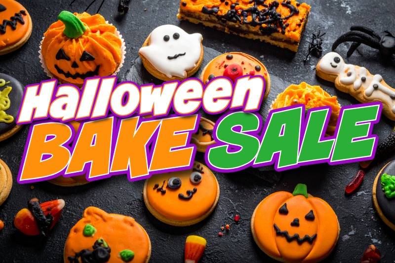 Halloween decorated baked goods