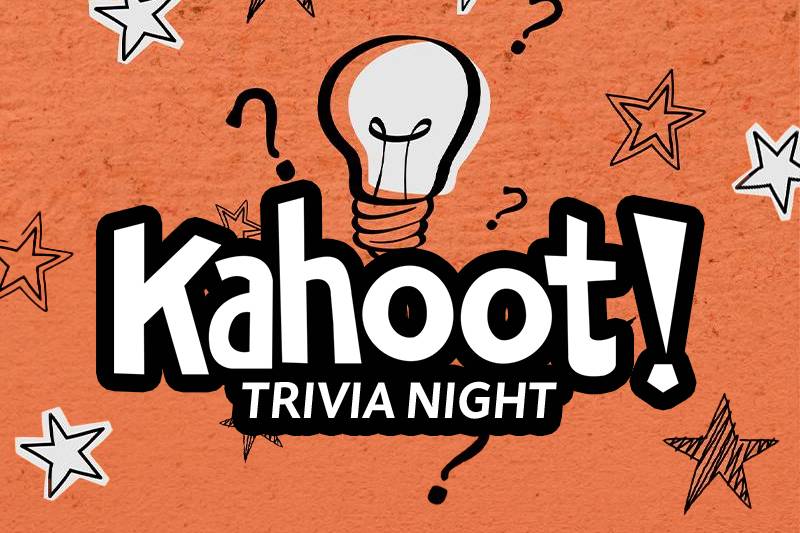 Graphic image representing trivia, puzzles, and thinking