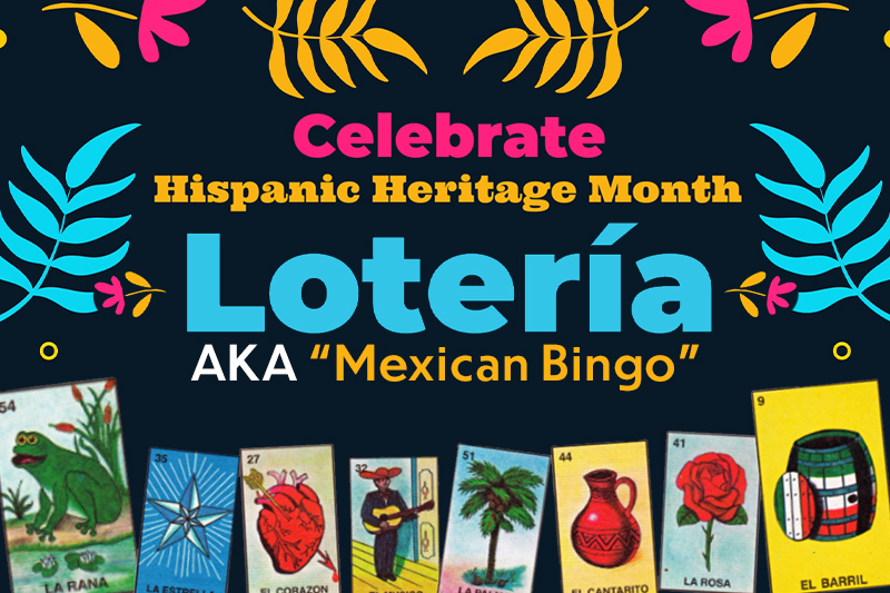Custom graphic showing Loteria cards