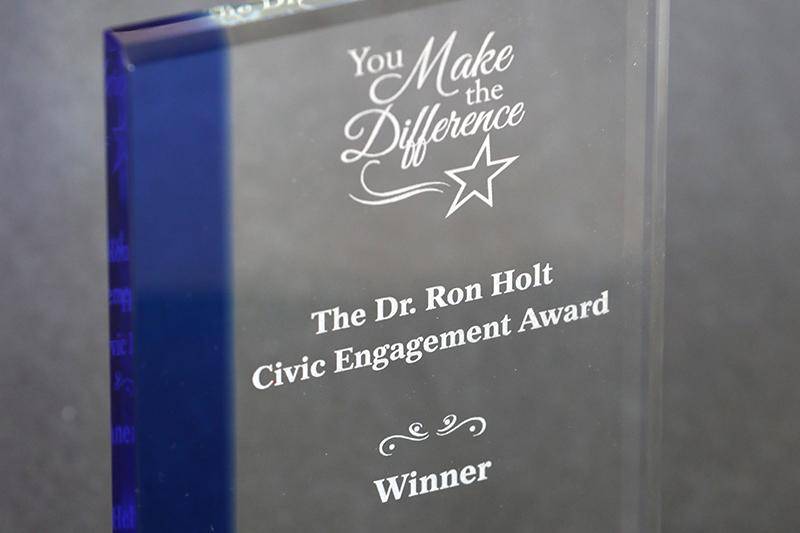 Dr. Ron Holt Civic Engagement Award
