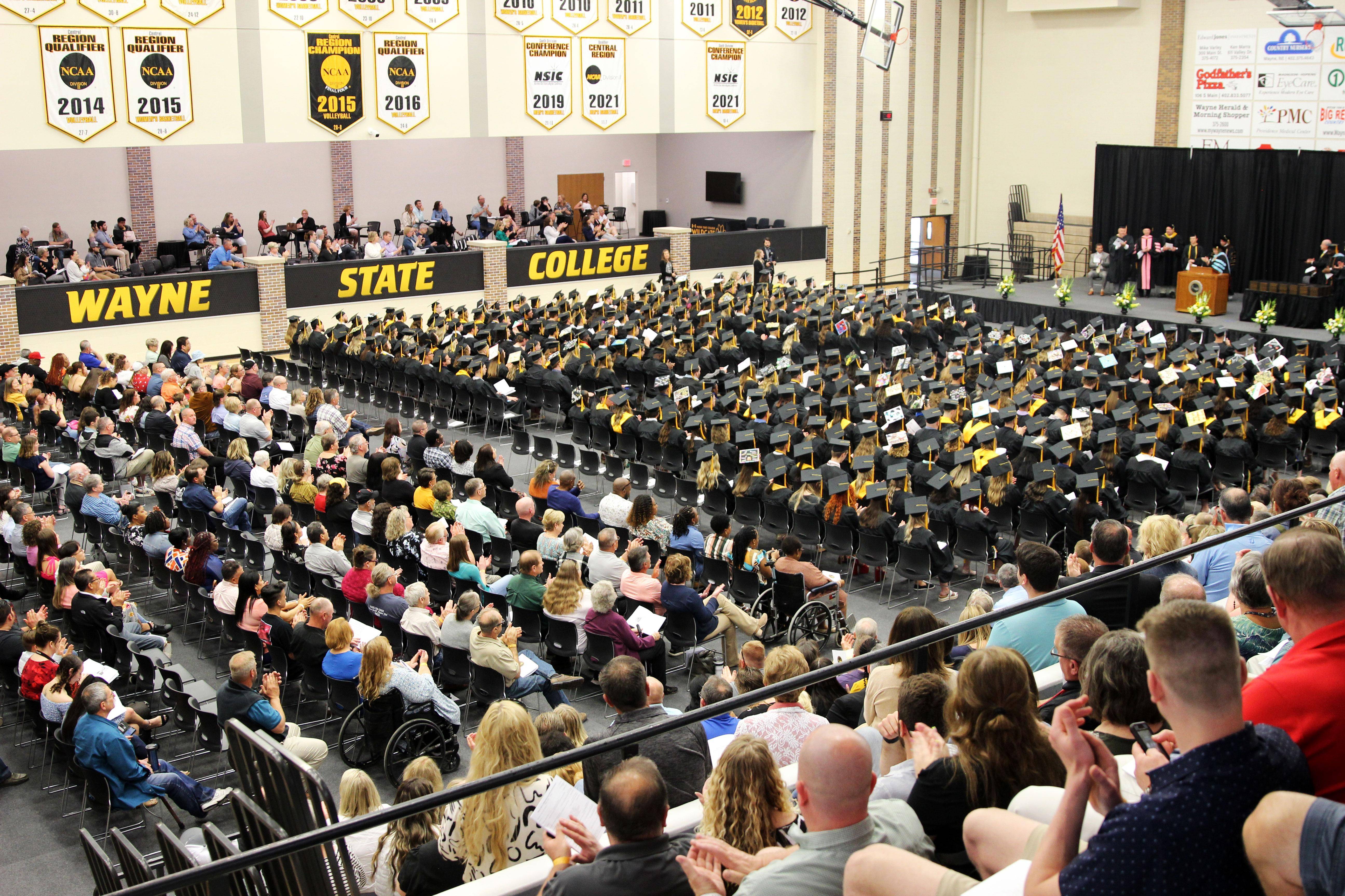 Graduation in Rice Auditorium