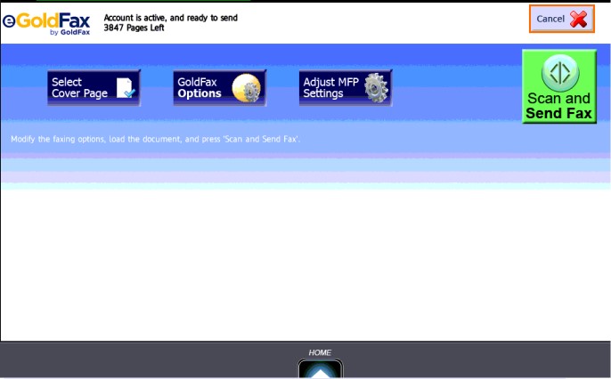 Fax faxing options