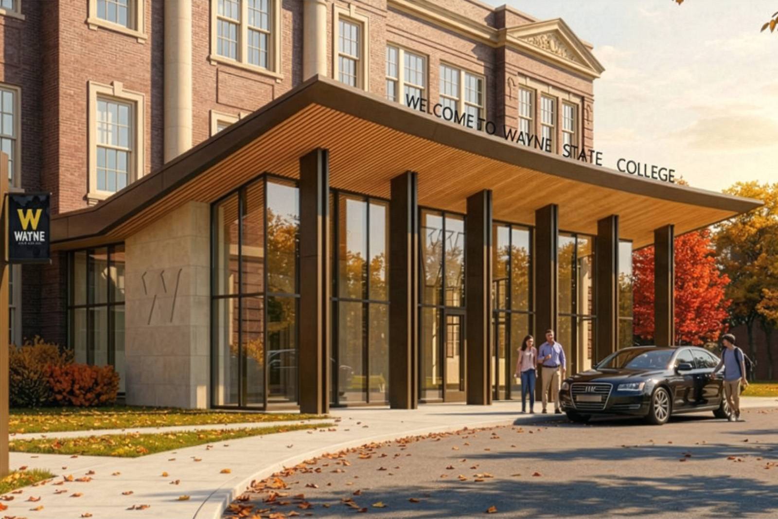 Exterior rendering of Brandenburg's future south entrance