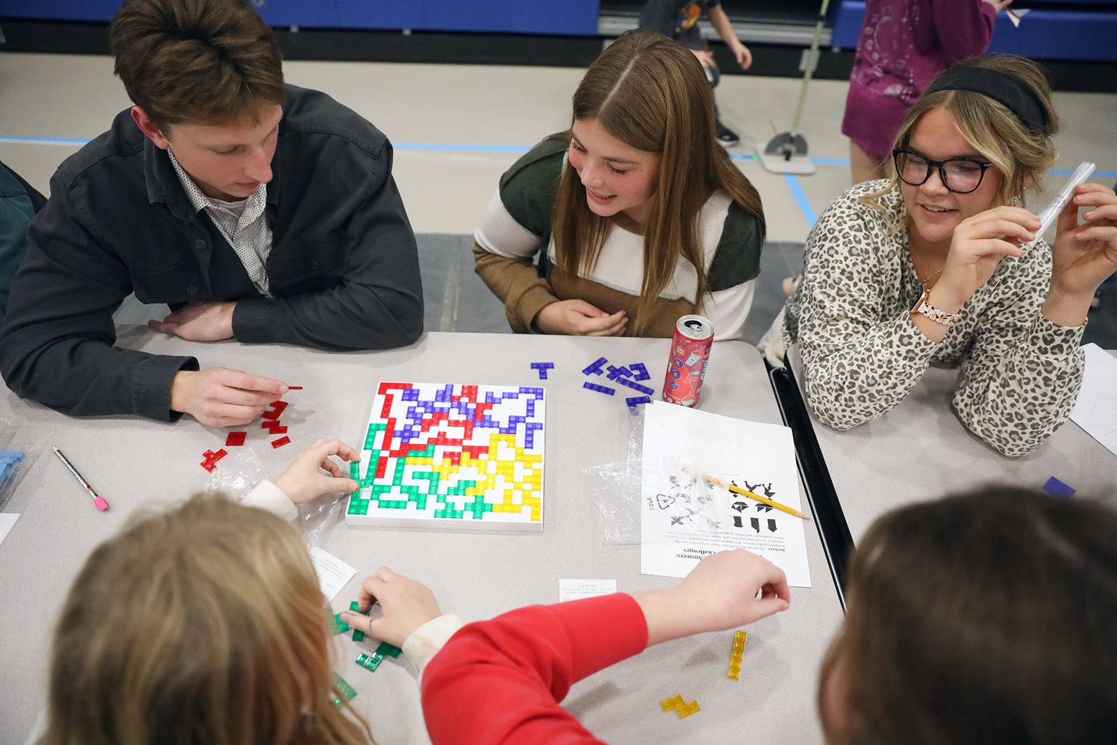 Students at the Family Math Night (2025)