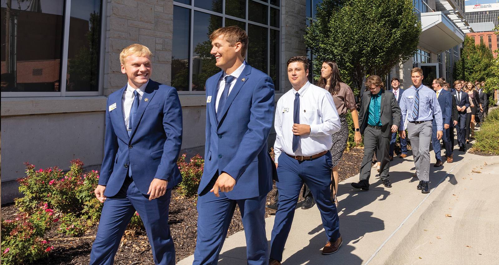 A group of Career Scholars students on a visit to the state capitol