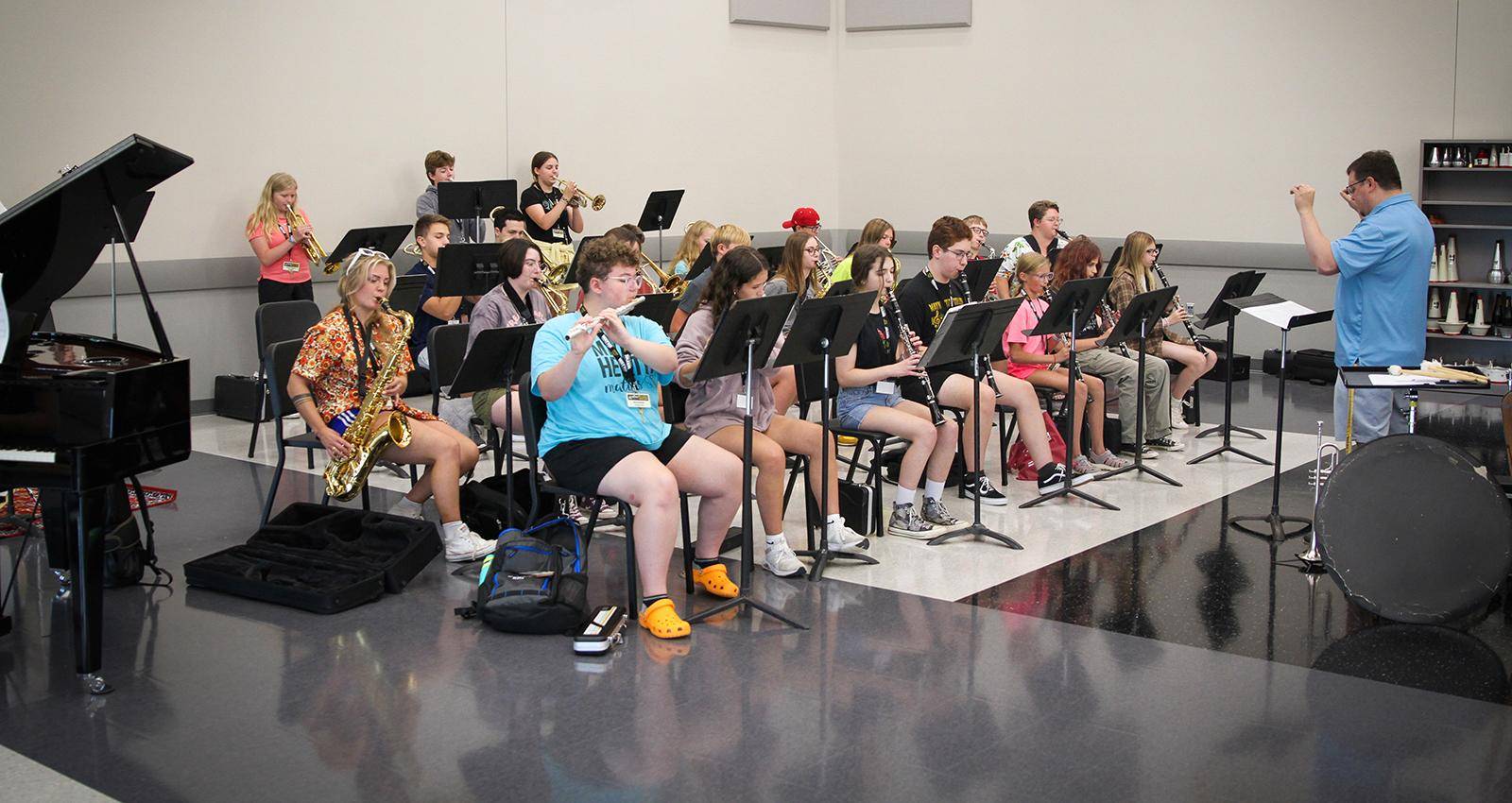 Summer music camp at Wayne State