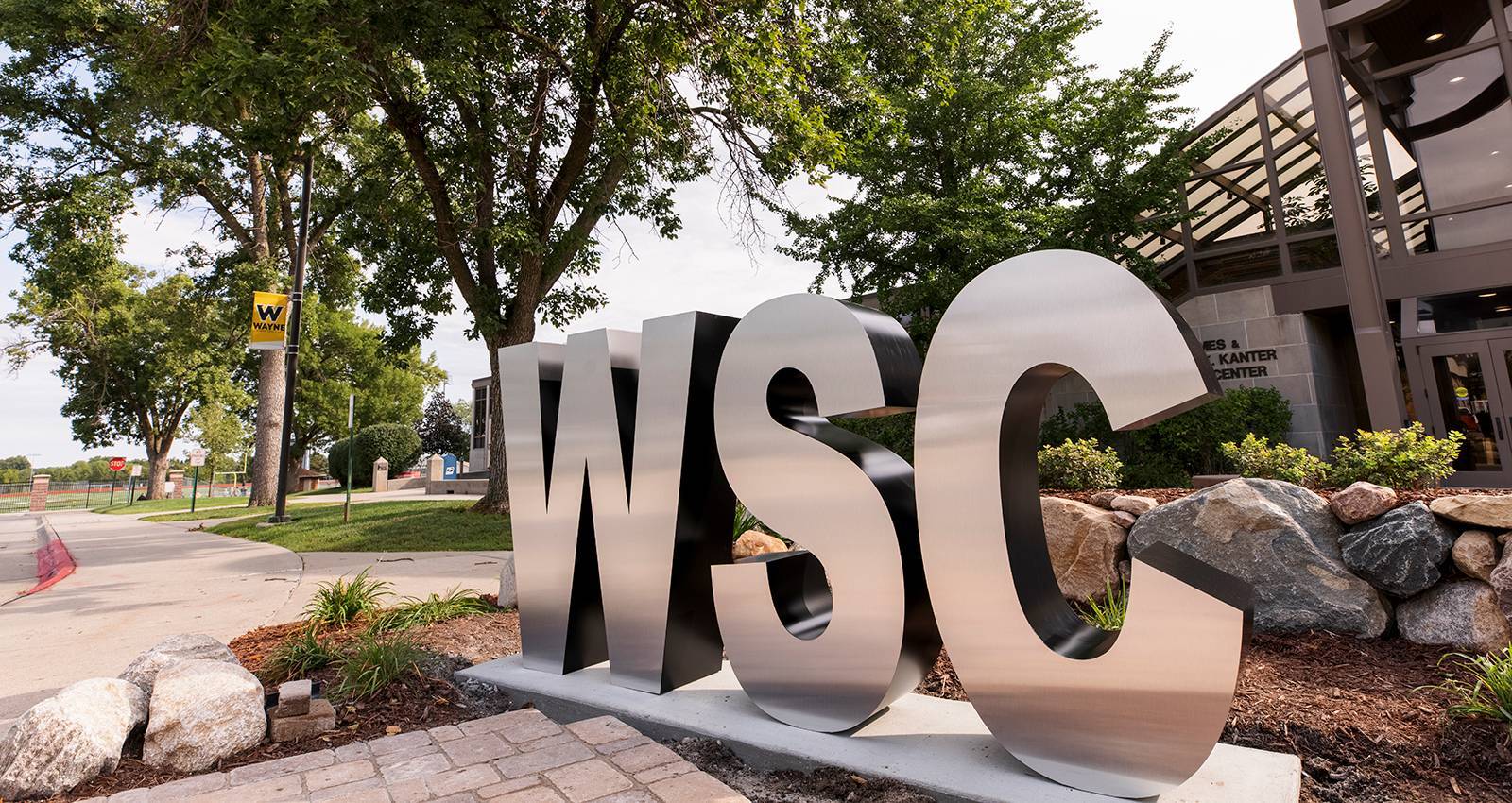 WSC sign near the Student Center