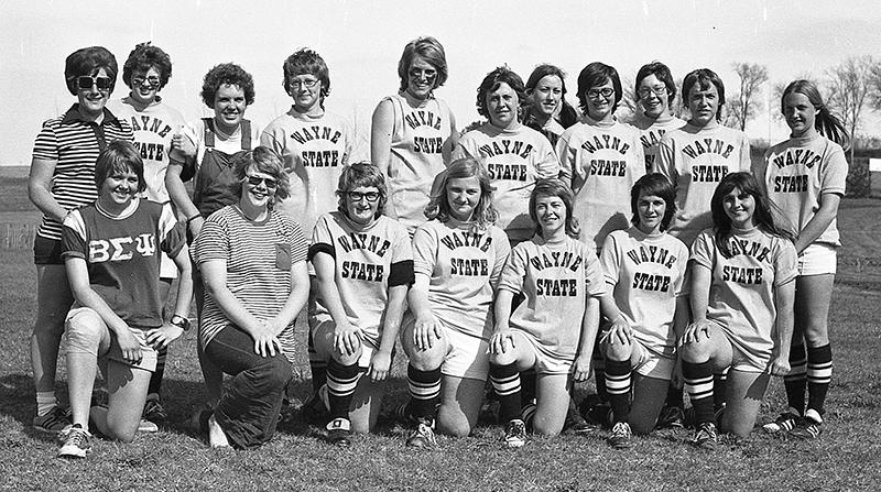 Photo of the 1974 Softball Team