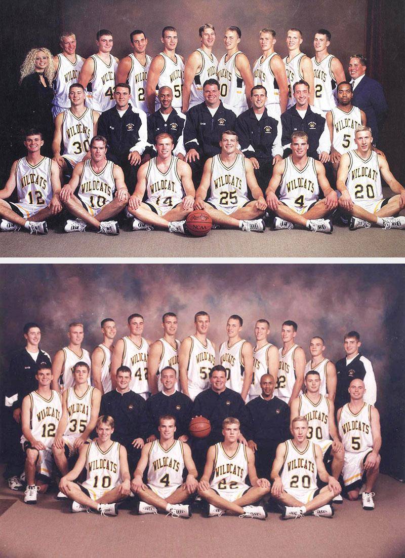 1998-99 and 1999-00 men's basketball teams