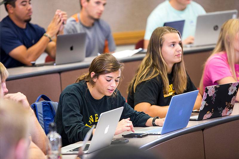 Business, marketing and information technology education students at WSC